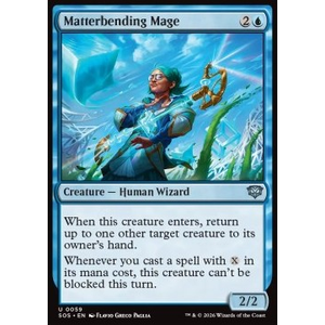 Magic löskort: Secrets of Strixhaven: Matterbending Mage