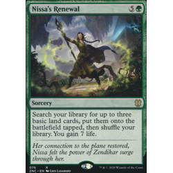 Magic löskort: Zendikar Rising Commander Decks: Nissa's Renewal