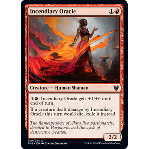 Magic löskort: Theros: Beyond Death: Incendiary Oracle