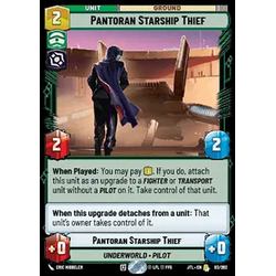 Star Wars: Unlimited Löskort: Jump to Lightspeed: Pantoran Starship Thief