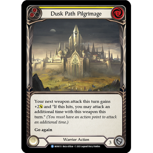 FaB Löskort: Monarch 1st Edition: Dusk Path Pilgrimage (Yellow)