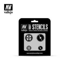 Vallejo Stencils: Gear Markings