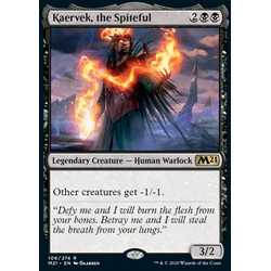 Magic löskort: Core Set 2021: Kaervek, the Spiteful (Foil)