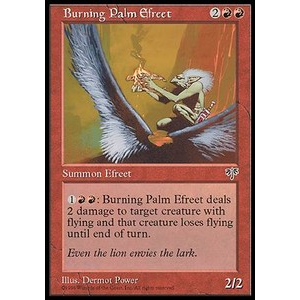 Magic löskort: Mirage: Burning Palm Efreet