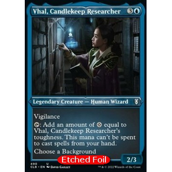 Commander Legends: Battle for Baldur's Gate: Vhal, Candlekeep Researcher (Etched Foil)