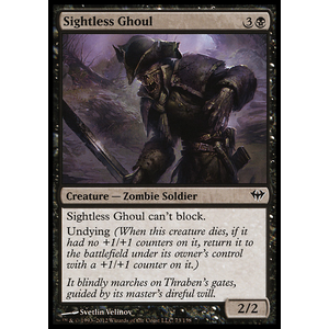 Magic löskort: Dark Ascension: Sightless Ghoul