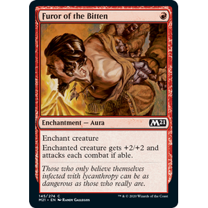 Magic löskort: Core Set 2021: Furor of the Bitten