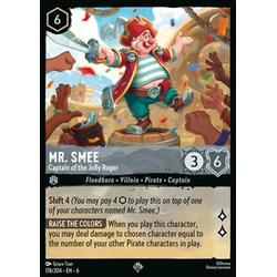 Lorcana Löskort: Azurite Sea: Mr. Smee - Captain of the Jolly Roger