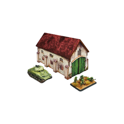 Pre-Painted WW2 Normandy Cowshed (15mm)