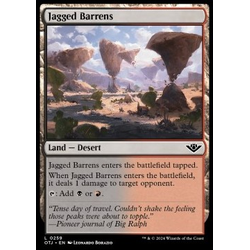 Magic löskort: Outlaws of Thunder Junction: Jagged Barrens