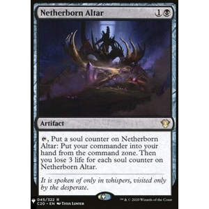 Magic löskort: The List: Netherborn Altar