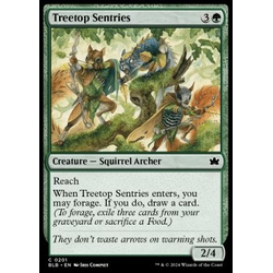 Magic löskort: Bloomburrow: Treetop Sentries (Foil)