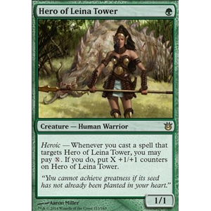 Magic löskort: Born of the Gods: Hero of Leina Tower