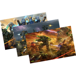 BattleTech: Mercenaries Supersized Poster Pack (3)