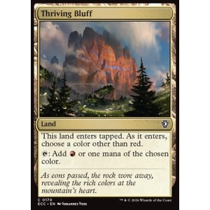 Magic löskort: Magic: Commander: Lorwyn Eclipsed: Thriving Bluff