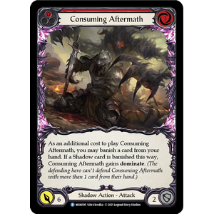 FaB Löskort: Monarch 1st Edition: Consuming Aftermath (Red)