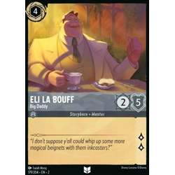 Lorcana Löskort: Rise of the Floodborn: Eli La Bouff - Big Daddy (Foil)