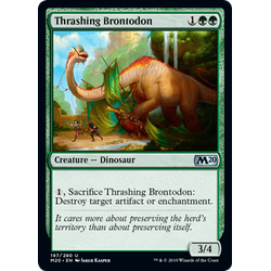 Magic löskort: Core Set 2020: Thrashing Brontodon