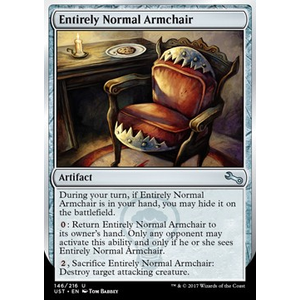 Magic löskort: Unstable: Entirely Normal Armchair