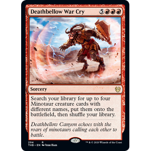 Magic löskort: Theros: Beyond Death: Deathbellow War Cry