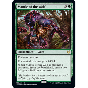 Magic löskort: Theros: Beyond Death: Mantle of the Wolf