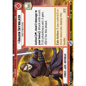 Star Wars: Unlimited Löskort: Twilight of the Republic: Anakin Skywalker, What it Takes to Win (Hyperspace)
