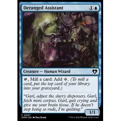 Magic löskort: Commander Masters: Deranged Assistant (Foil)