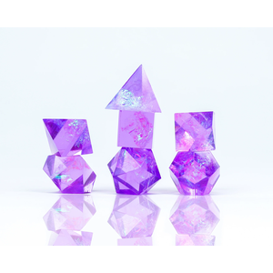 Cloak & Dagger - Purple Polyhedral RPG Dice Set (7)