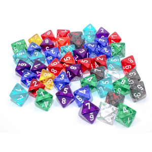 Chessex: Blue/White D8 (1 st)