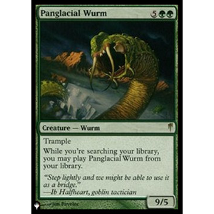 Magic löskort: The List: Panglacial Wurm (Foil)