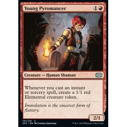Magic löskort: Double Masters 2022: Young Pyromancer (japansk)