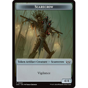 Magic löskort: Commander: Devil // Scarecrow Token