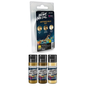 IONIC Real Heavy Metal: Antique Gold Set (3x20 ml)