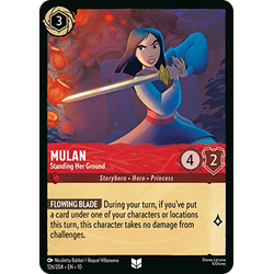 Lorcana Löskort: Whispers in the Well: Mulan - Standing Her Ground