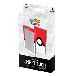 Ultra Pro One Touch Cardholder 35pt Printed (Poke Ball) for Pokemon with Magnetic Closure 2.5" x 3.5" (1)