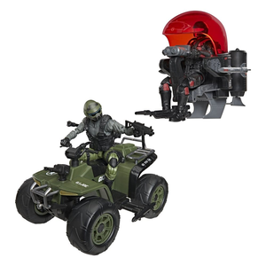 G.I. Joe Classified Series - Snake Eyes & Varmint ATV vs. Stealth Viper & Cobra Stealth Flight Pod (Trubble Bubble)