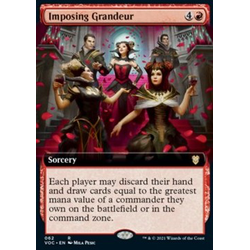 Magic löskort: Commander: Innistrad: Crimson Vow: Imposing Grandeur (alternative art)