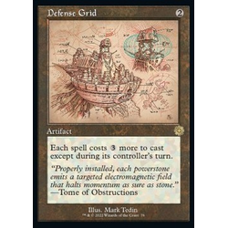 Magic löskort: The Brothers' War: Defense Grid (alternative art) (Foil)