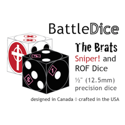 BattleDice 12,5mm The Brats - Sniper and ROF dice (2)