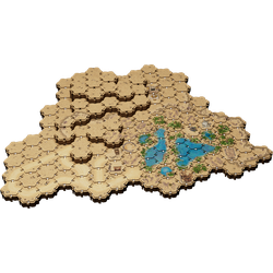 Lorescape Modular Hex-terrain Biome Set: Desert
