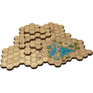 Lorescape Modular Hex-terrain Biome Set: Desert