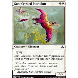 Magic löskort: Rivals of Ixalan: Sun-Crested Pterodon