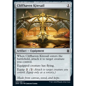 Magic löskort: Zendikar Rising: Cliffhaven Kitesail