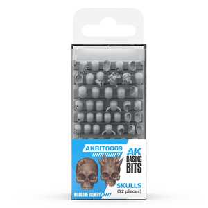 AK Basing Bits: Skulls (resin) (72)