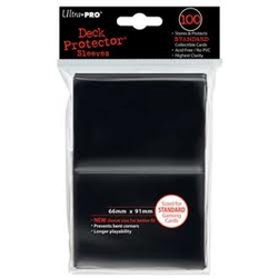 Card Sleeves Deck Protector Standard Black (100) (Ultra Pro)