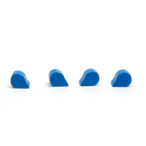 Spelpjäs: Raindrop - light blue (1st)