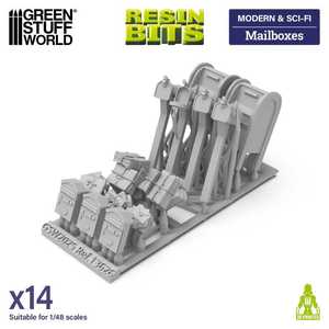 Green Stuff World: Mailboxes - 3D Printed