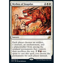 Magic löskort: Ikoria: Lair of Behemoths: Mythos of Snapdax (Promo)