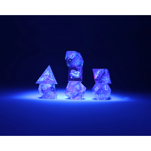 Cloak & Dagger - Purple Polyhedral RPG Dice Set (7)