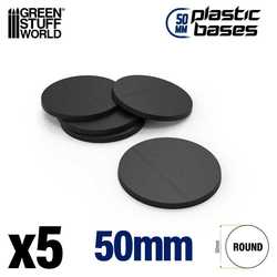 Plastic Bases Round 50mm (5)
